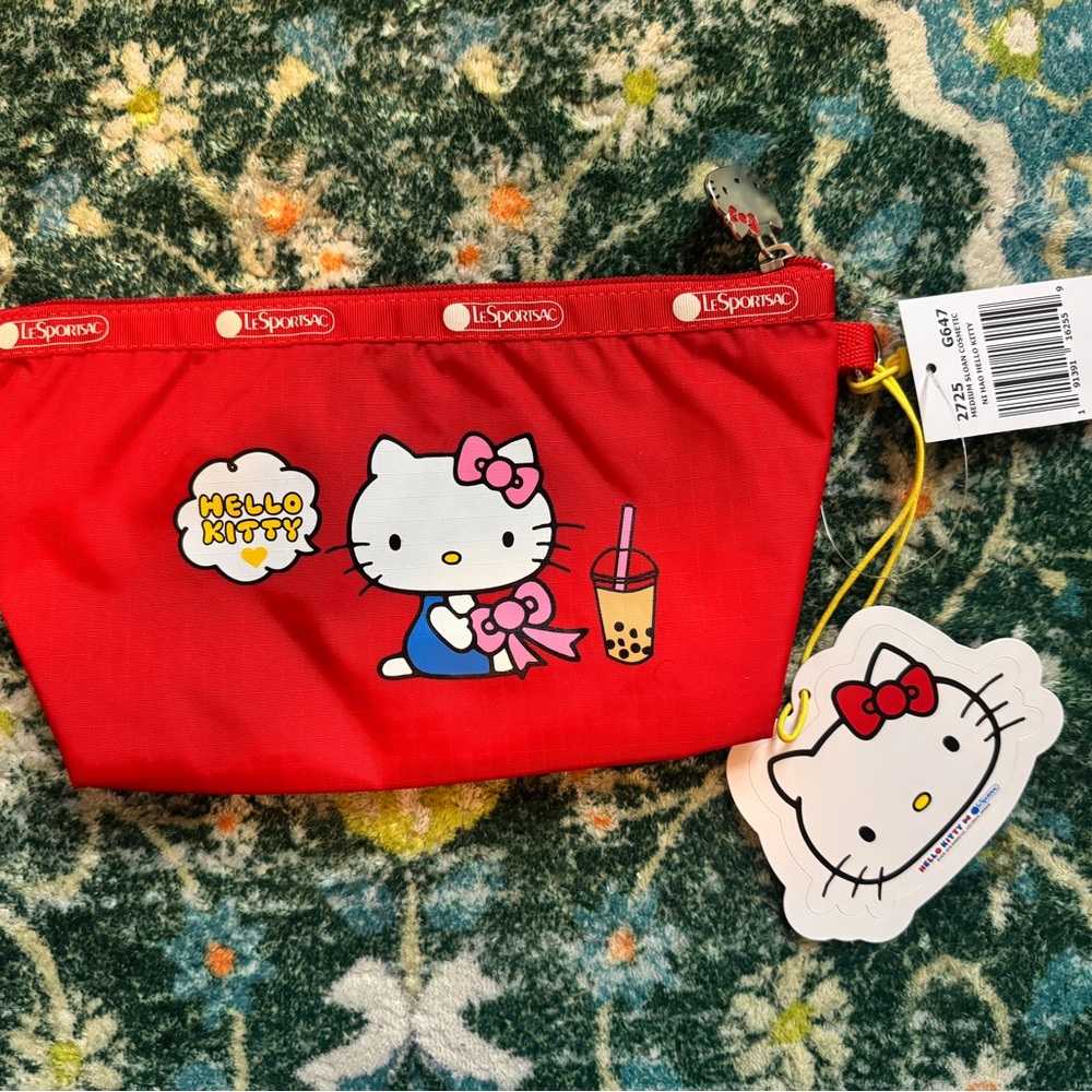 LeSportsac Red Hello Kitty Kids Pouch - Picture 2 of 5